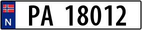 Truck License Plate